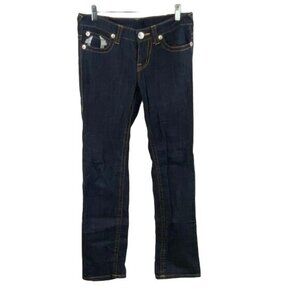 True Religion World Tour Jeans Low Rise Straight Leg - Size  30